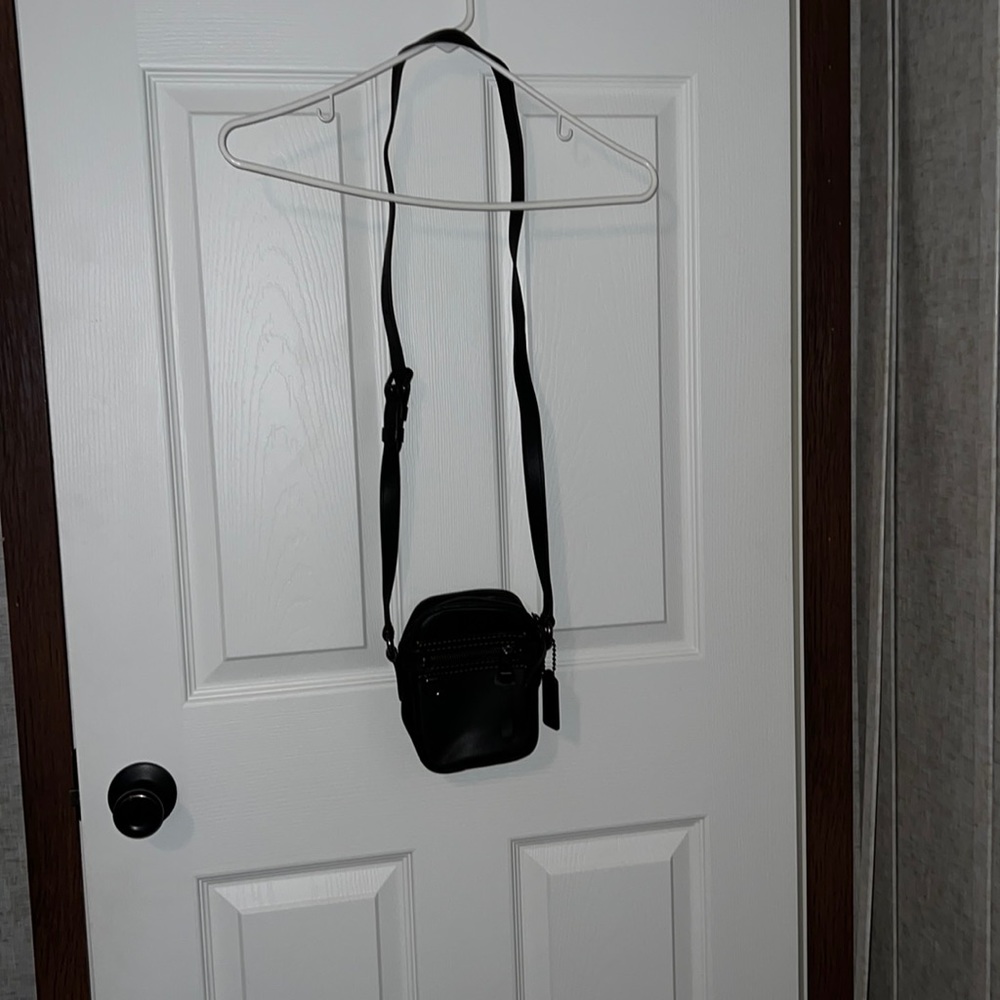 Brownish black Coach men’s crossbody